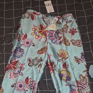 Zara Floral pants new